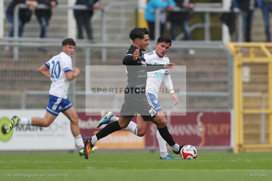 Stadion am Schönbusch, Aschaffenburg, 11.10.2025, sport, action, BFV, 13. Spieltag, Fussball, Regionalliga Bayern, FVI, SVA, FV Illertissen, SV Viktoria Aschaffenburg - Bild-ID: 2515045