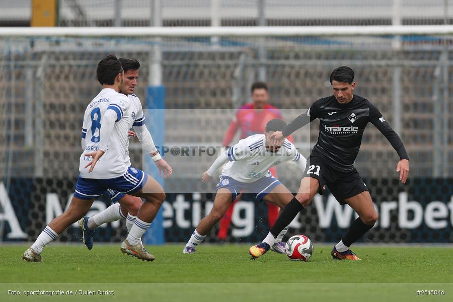 Stadion am Schönbusch, Aschaffenburg, 11.10.2025, sport, action, BFV, 13. Spieltag, Fussball, Regionalliga Bayern, FVI, SVA, FV Illertissen, SV Viktoria Aschaffenburg - Bild-ID: 2515046