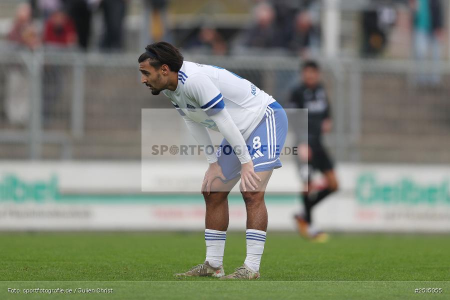 Stadion am Schönbusch, Aschaffenburg, 11.10.2025, sport, action, BFV, 13. Spieltag, Fussball, Regionalliga Bayern, FVI, SVA, FV Illertissen, SV Viktoria Aschaffenburg - Bild-ID: 2515055