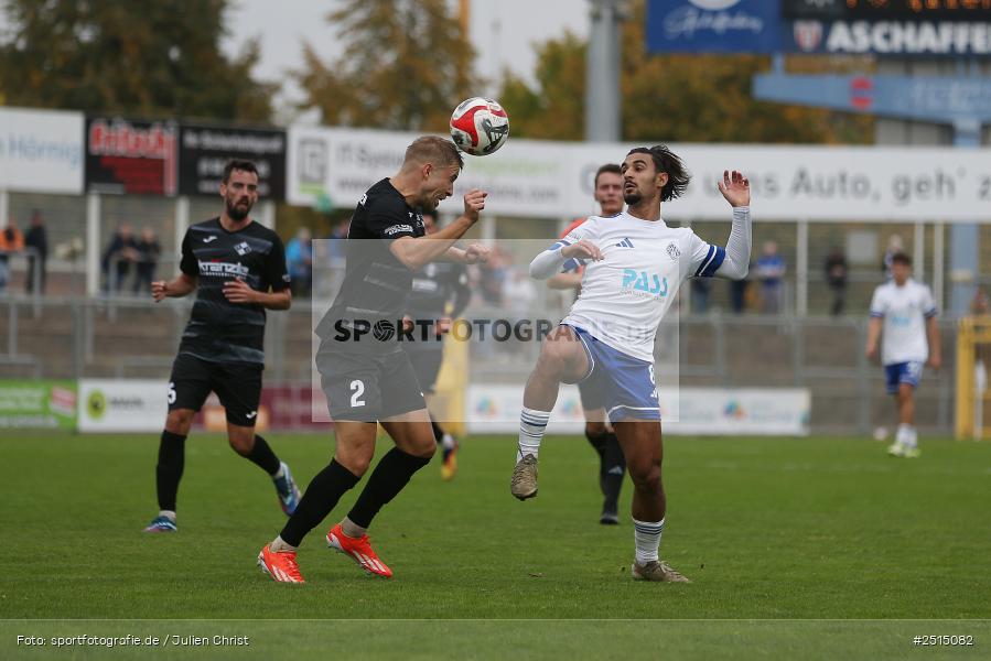 Stadion am Schönbusch, Aschaffenburg, 11.10.2025, sport, action, BFV, 13. Spieltag, Fussball, Regionalliga Bayern, FVI, SVA, FV Illertissen, SV Viktoria Aschaffenburg - Bild-ID: 2515082