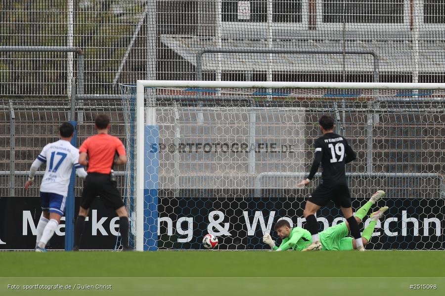 Stadion am Schönbusch, Aschaffenburg, 11.10.2025, sport, action, BFV, 13. Spieltag, Fussball, Regionalliga Bayern, FVI, SVA, FV Illertissen, SV Viktoria Aschaffenburg - Bild-ID: 2515098