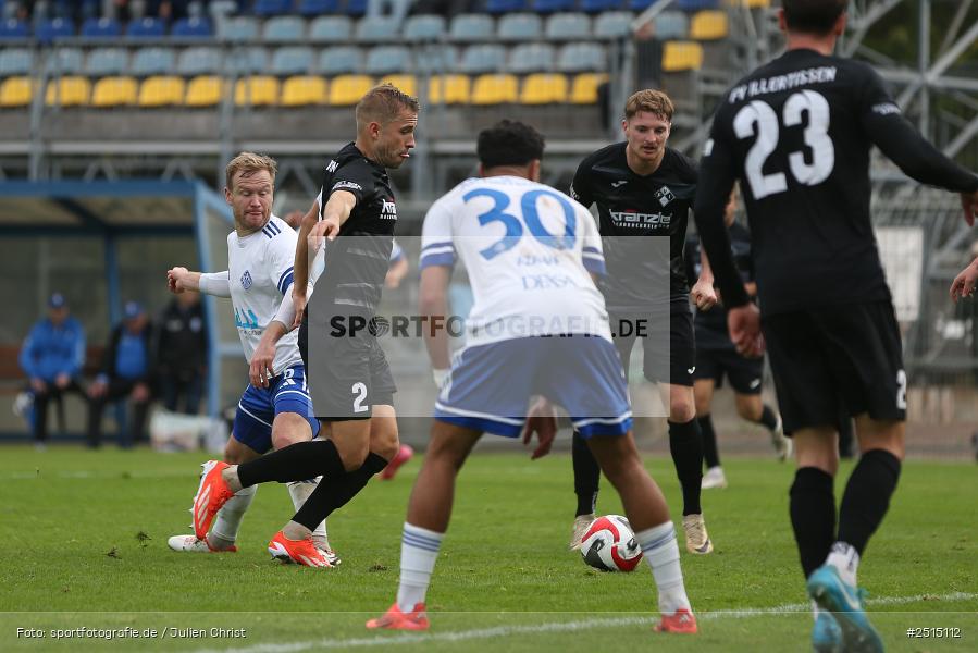 Stadion am Schönbusch, Aschaffenburg, 11.10.2025, sport, action, BFV, 13. Spieltag, Fussball, Regionalliga Bayern, FVI, SVA, FV Illertissen, SV Viktoria Aschaffenburg - Bild-ID: 2515112