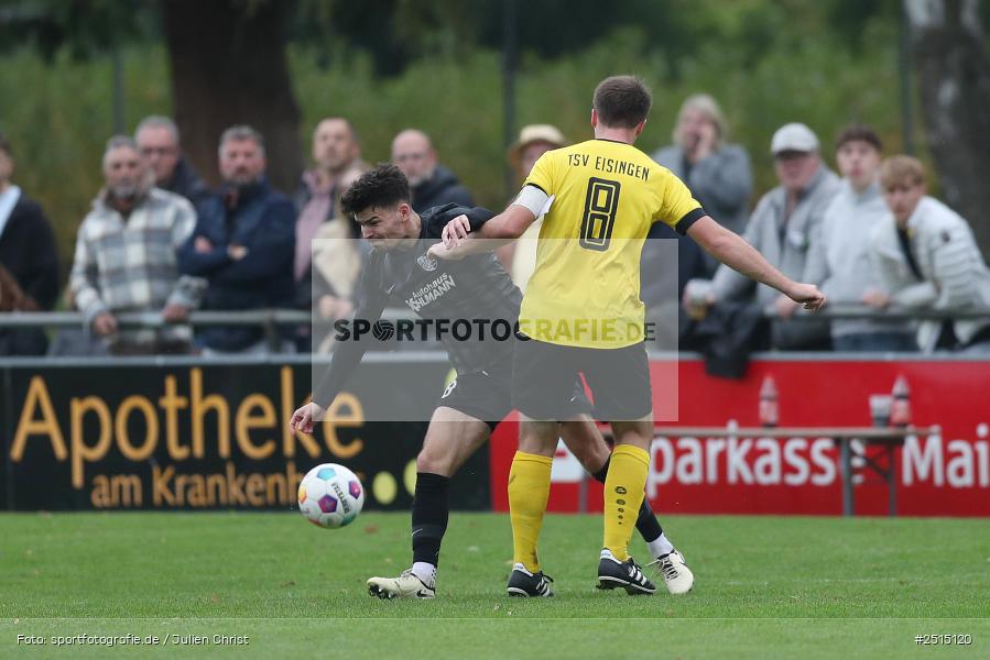 Fundamentum Sportpark, Karlburg, 11.10.2025, sport, action, BFV, 15. Spieltag, Fussball, Landesliga Nordwest, EIS, KAR, TSV Eisingen, TSV Karlburg - Bild-ID: 2515120