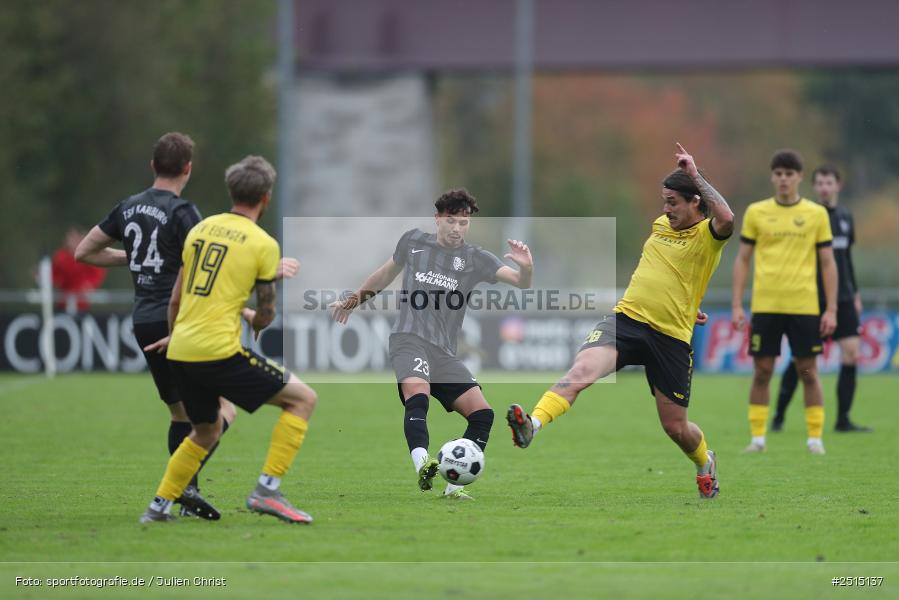 Fundamentum Sportpark, Karlburg, 11.10.2025, sport, action, BFV, 15. Spieltag, Fussball, Landesliga Nordwest, EIS, KAR, TSV Eisingen, TSV Karlburg - Bild-ID: 2515137