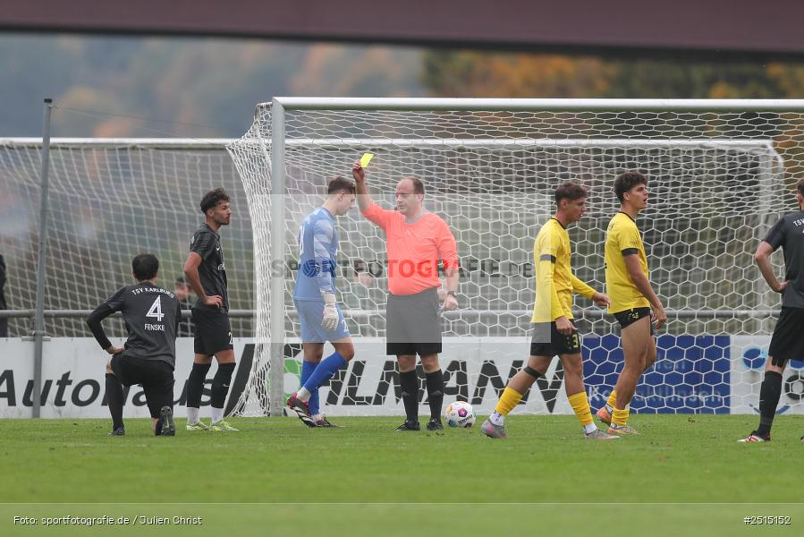 sport, action, TSV Karlburg, TSV Eisingen, Landesliga Nordwest, Karlburg, KAR, Fussball, Fundamentum Sportpark, EIS, BFV, 15. Spieltag, 11.10.2025 - Bild-ID: 2515152