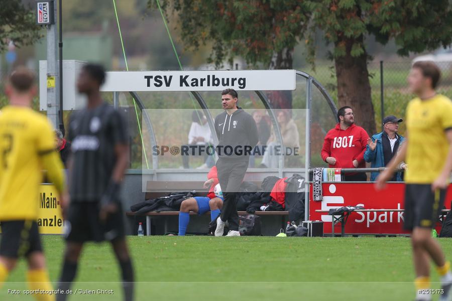 sport, action, TSV Karlburg, TSV Eisingen, Landesliga Nordwest, Karlburg, KAR, Fussball, Fundamentum Sportpark, EIS, BFV, 15. Spieltag, 11.10.2025 - Bild-ID: 2515173
