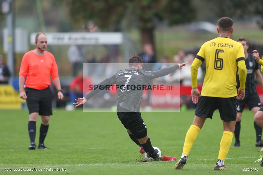 sport, action, TSV Karlburg, TSV Eisingen, Landesliga Nordwest, Karlburg, KAR, Fussball, Fundamentum Sportpark, EIS, BFV, 15. Spieltag, 11.10.2025 - Bild-ID: 2515196