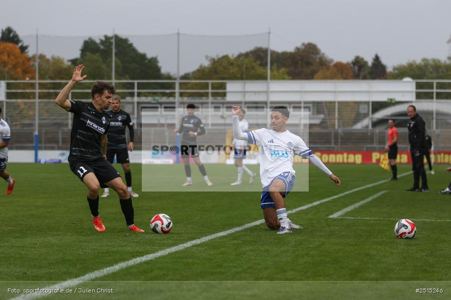 sport, action, Stadion am Schönbusch, SVA, SV Viktoria Aschaffenburg, Regionalliga Bayern, Fussball, FVI, FV Illertissen, BFV, Aschaffenburg, 13. Spieltag, 11.10.2025 - Bild-ID: 2515246