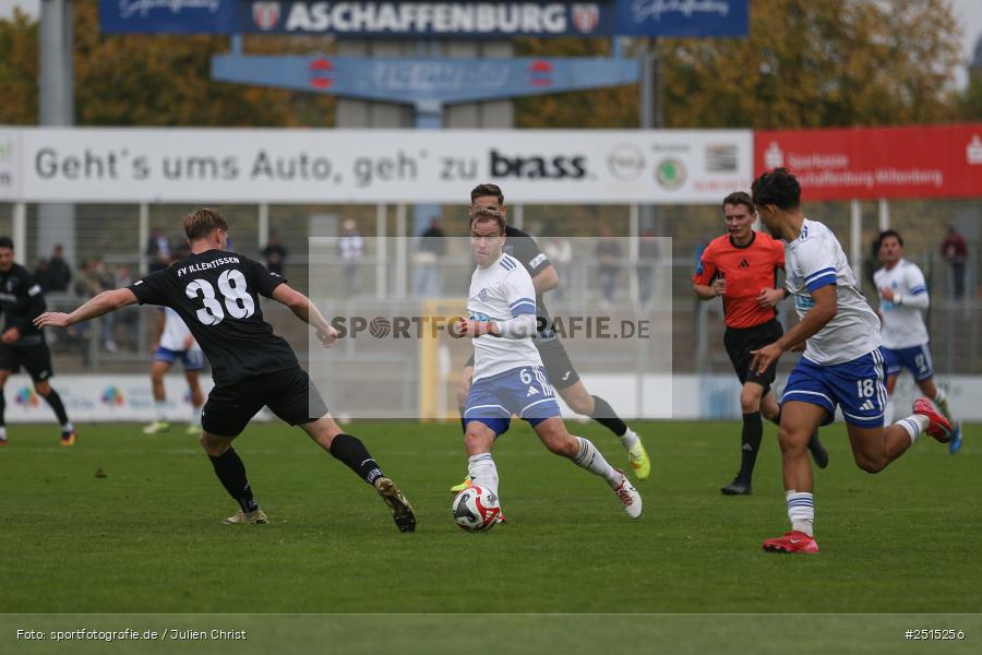 sport, action, Stadion am Schönbusch, SVA, SV Viktoria Aschaffenburg, Regionalliga Bayern, Fussball, FVI, FV Illertissen, BFV, Aschaffenburg, 13. Spieltag, 11.10.2025 - Bild-ID: 2515256