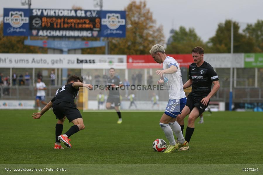 sport, action, Stadion am Schönbusch, SVA, SV Viktoria Aschaffenburg, Regionalliga Bayern, Fussball, FVI, FV Illertissen, BFV, Aschaffenburg, 13. Spieltag, 11.10.2025 - Bild-ID: 2515264