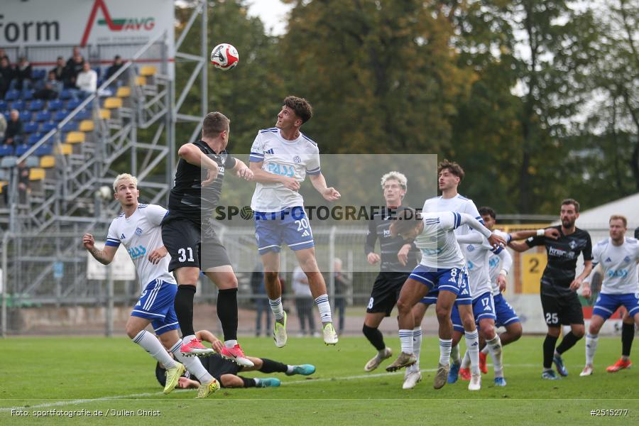 sport, action, Stadion am Schönbusch, SVA, SV Viktoria Aschaffenburg, Regionalliga Bayern, Fussball, FVI, FV Illertissen, BFV, Aschaffenburg, 13. Spieltag, 11.10.2025 - Bild-ID: 2515277
