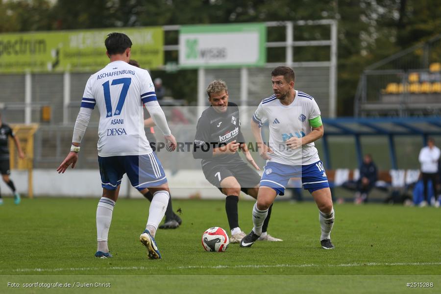 sport, action, Stadion am Schönbusch, SVA, SV Viktoria Aschaffenburg, Regionalliga Bayern, Fussball, FVI, FV Illertissen, BFV, Aschaffenburg, 13. Spieltag, 11.10.2025 - Bild-ID: 2515288