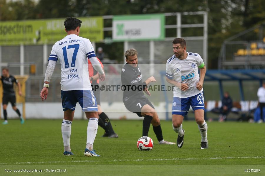 sport, action, Stadion am Schönbusch, SVA, SV Viktoria Aschaffenburg, Regionalliga Bayern, Fussball, FVI, FV Illertissen, BFV, Aschaffenburg, 13. Spieltag, 11.10.2025 - Bild-ID: 2515289