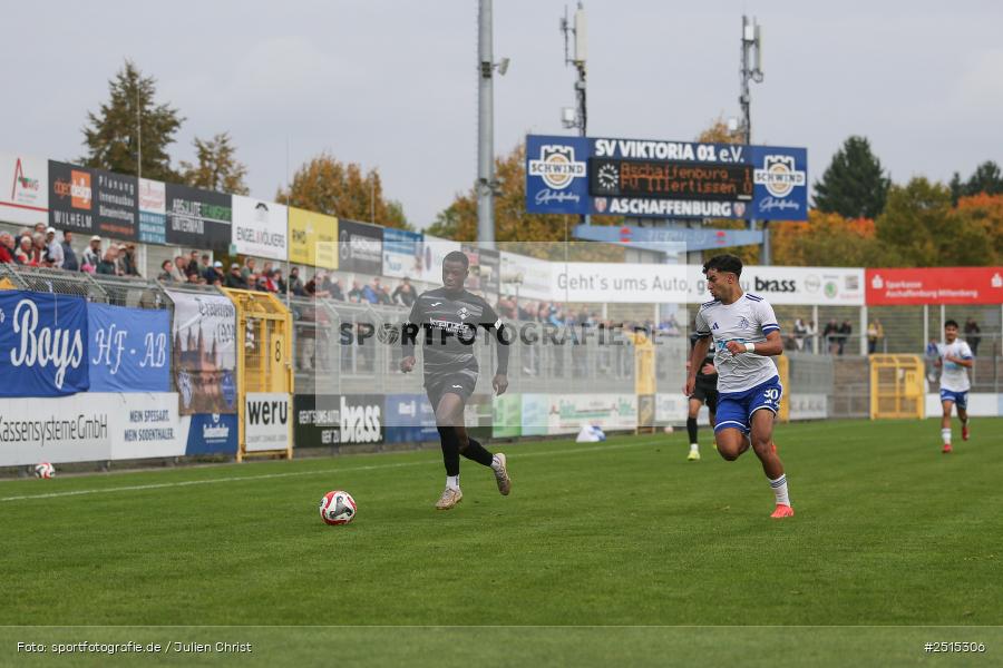 sport, action, Stadion am Schönbusch, SVA, SV Viktoria Aschaffenburg, Regionalliga Bayern, Fussball, FVI, FV Illertissen, BFV, Aschaffenburg, 13. Spieltag, 11.10.2025 - Bild-ID: 2515306