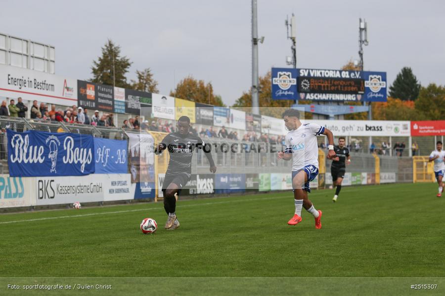 sport, action, Stadion am Schönbusch, SVA, SV Viktoria Aschaffenburg, Regionalliga Bayern, Fussball, FVI, FV Illertissen, BFV, Aschaffenburg, 13. Spieltag, 11.10.2025 - Bild-ID: 2515307