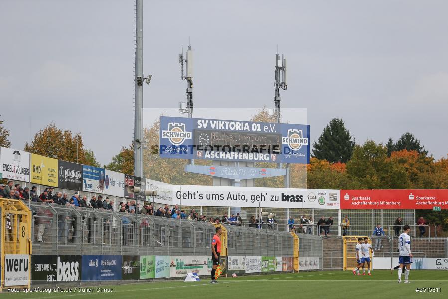 sport, action, Stadion am Schönbusch, SVA, SV Viktoria Aschaffenburg, Regionalliga Bayern, Fussball, FVI, FV Illertissen, BFV, Aschaffenburg, 13. Spieltag, 11.10.2025 - Bild-ID: 2515311