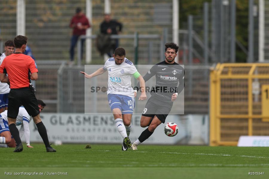 sport, action, Stadion am Schönbusch, SVA, SV Viktoria Aschaffenburg, Regionalliga Bayern, Fussball, FVI, FV Illertissen, BFV, Aschaffenburg, 13. Spieltag, 11.10.2025 - Bild-ID: 2515347