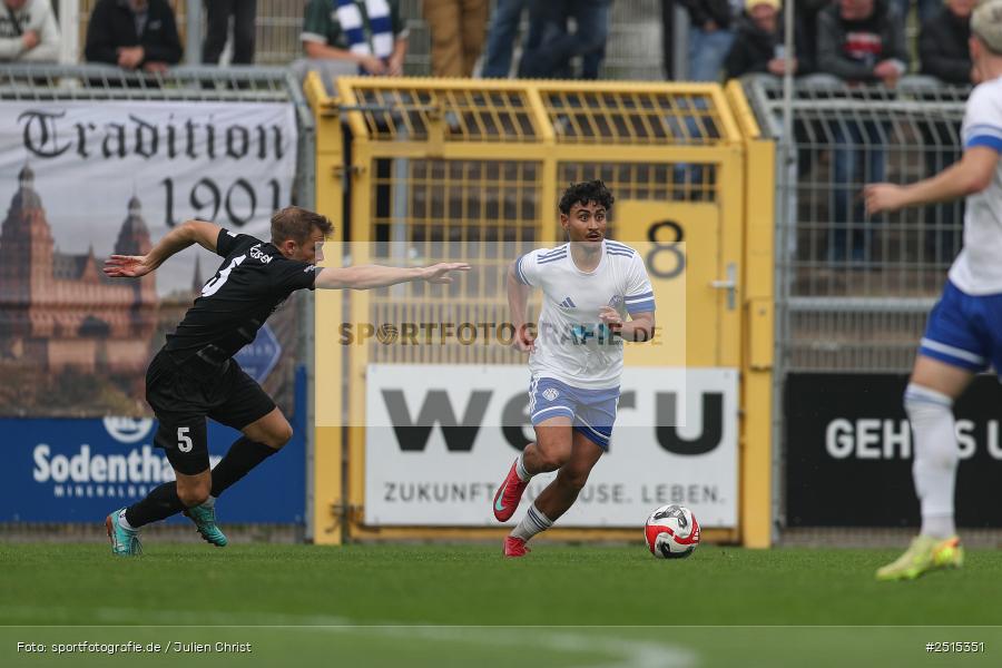 sport, action, Stadion am Schönbusch, SVA, SV Viktoria Aschaffenburg, Regionalliga Bayern, Fussball, FVI, FV Illertissen, BFV, Aschaffenburg, 13. Spieltag, 11.10.2025 - Bild-ID: 2515351