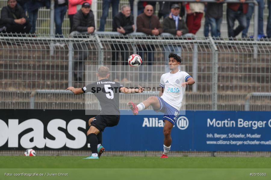sport, action, Stadion am Schönbusch, SVA, SV Viktoria Aschaffenburg, Regionalliga Bayern, Fussball, FVI, FV Illertissen, BFV, Aschaffenburg, 13. Spieltag, 11.10.2025 - Bild-ID: 2515352