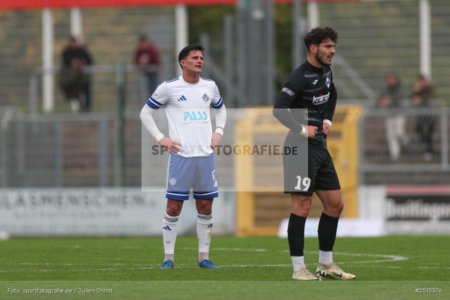 sport, action, Stadion am Schönbusch, SVA, SV Viktoria Aschaffenburg, Regionalliga Bayern, Fussball, FVI, FV Illertissen, BFV, Aschaffenburg, 13. Spieltag, 11.10.2025 - Bild-ID: 2515376