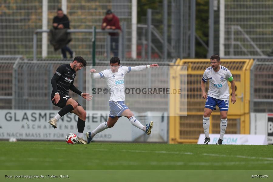 sport, action, Stadion am Schönbusch, SVA, SV Viktoria Aschaffenburg, Regionalliga Bayern, Fussball, FVI, FV Illertissen, BFV, Aschaffenburg, 13. Spieltag, 11.10.2025 - Bild-ID: 2515429