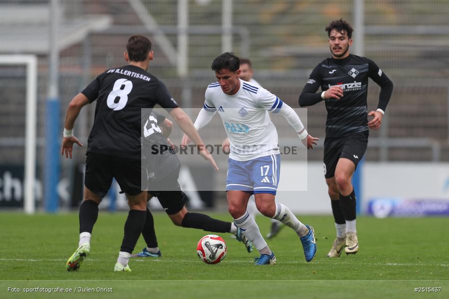 sport, action, Stadion am Schönbusch, SVA, SV Viktoria Aschaffenburg, Regionalliga Bayern, Fussball, FVI, FV Illertissen, BFV, Aschaffenburg, 13. Spieltag, 11.10.2025 - Bild-ID: 2515437
