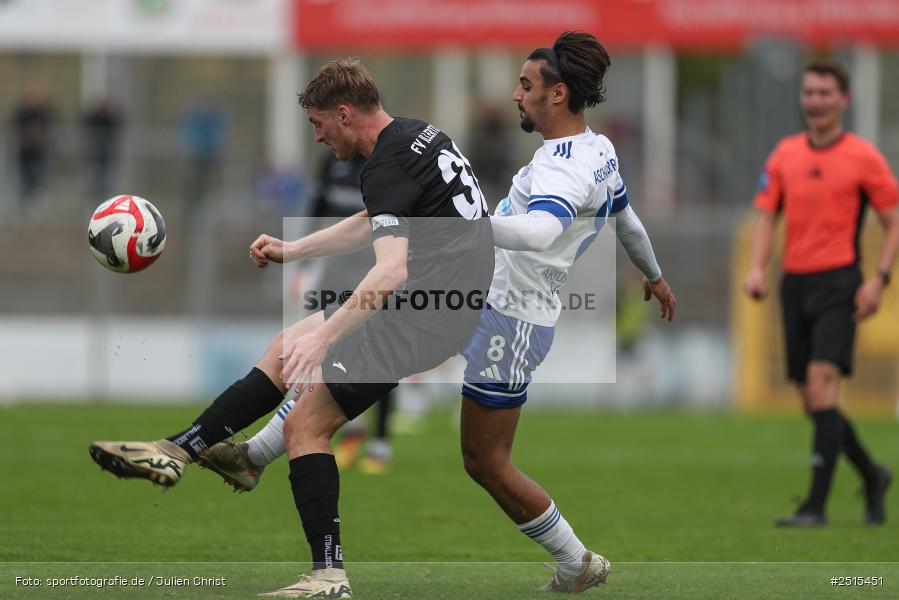 sport, action, Stadion am Schönbusch, SVA, SV Viktoria Aschaffenburg, Regionalliga Bayern, Fussball, FVI, FV Illertissen, BFV, Aschaffenburg, 13. Spieltag, 11.10.2025 - Bild-ID: 2515451