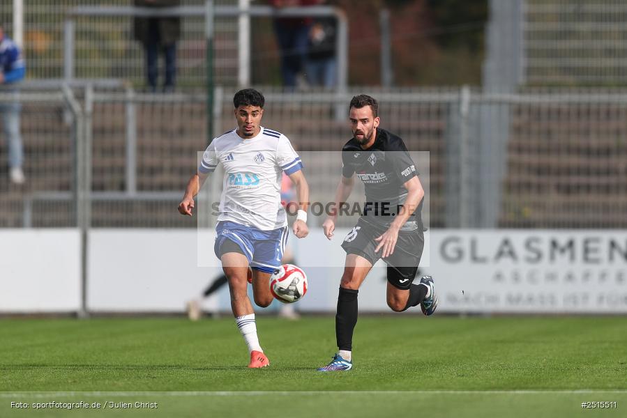 sport, action, Stadion am Schönbusch, SVA, SV Viktoria Aschaffenburg, Regionalliga Bayern, Fussball, FVI, FV Illertissen, BFV, Aschaffenburg, 13. Spieltag, 11.10.2025 - Bild-ID: 2515511