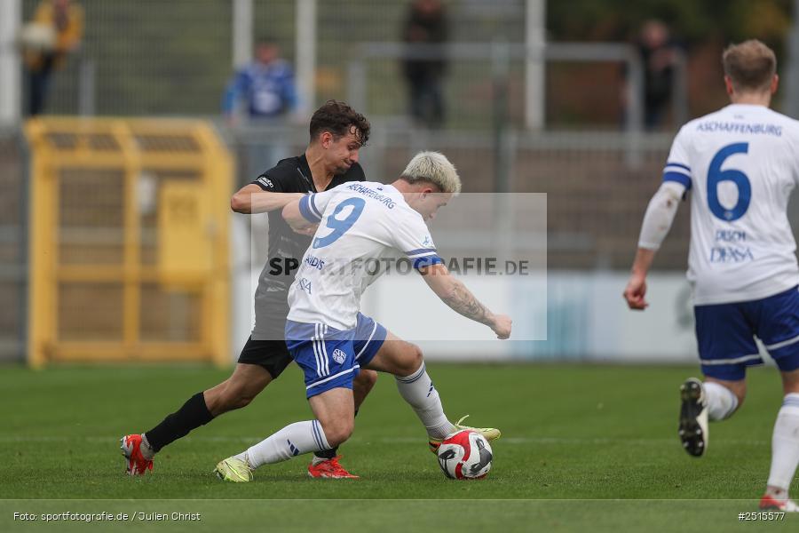 sport, action, Stadion am Schönbusch, SVA, SV Viktoria Aschaffenburg, Regionalliga Bayern, Fussball, FVI, FV Illertissen, BFV, Aschaffenburg, 13. Spieltag, 11.10.2025 - Bild-ID: 2515577