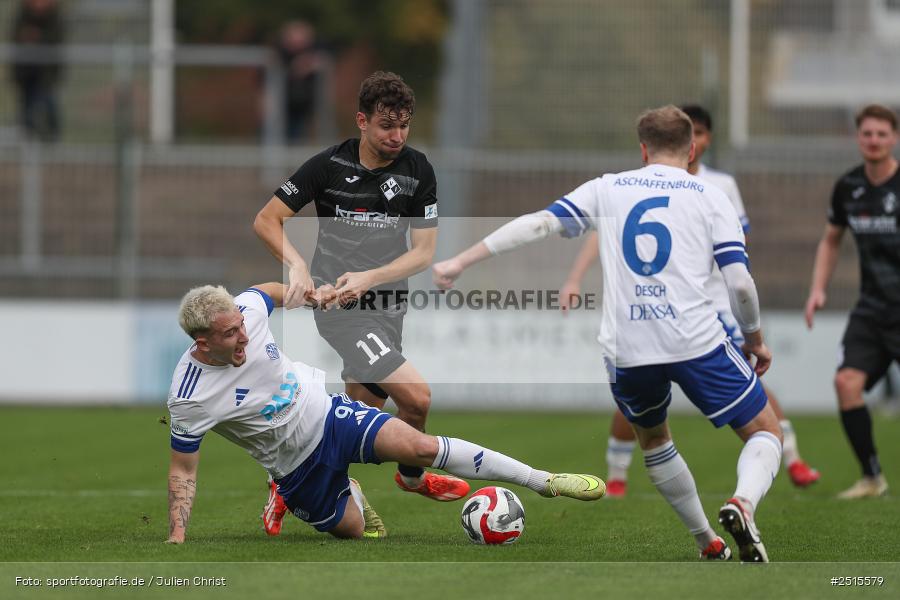 sport, action, Stadion am Schönbusch, SVA, SV Viktoria Aschaffenburg, Regionalliga Bayern, Fussball, FVI, FV Illertissen, BFV, Aschaffenburg, 13. Spieltag, 11.10.2025 - Bild-ID: 2515579