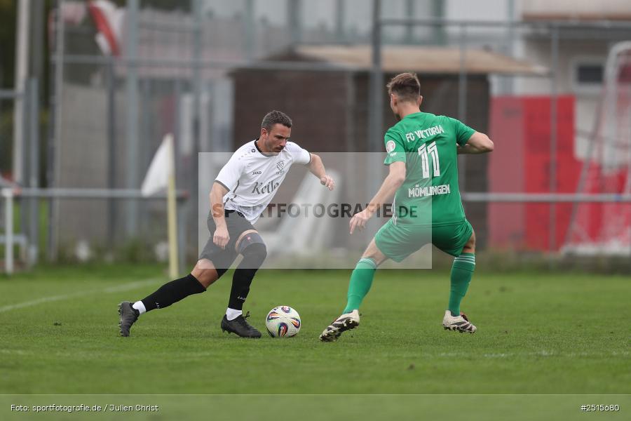 sport, action, TSV Lohr, TSV, Sportgelände, Lohr am Main, FCV, FC Viktoria Mömlingen, Bezirksliga Unterfranken West, BFV, 13. Spieltag, 12.10.2025 - Bild-ID: 2515680