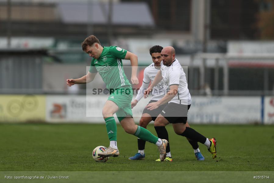 sport, action, TSV Lohr, TSV, Sportgelände, Lohr am Main, FCV, FC Viktoria Mömlingen, Bezirksliga Unterfranken West, BFV, 13. Spieltag, 12.10.2025 - Bild-ID: 2515714