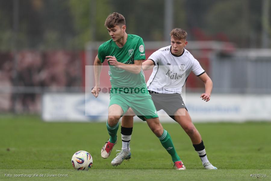 sport, action, TSV Lohr, TSV, Sportgelände, Lohr am Main, FCV, FC Viktoria Mömlingen, Bezirksliga Unterfranken West, BFV, 13. Spieltag, 12.10.2025 - Bild-ID: 2515726