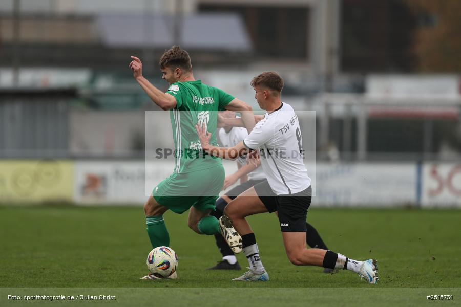 sport, action, TSV Lohr, TSV, Sportgelände, Lohr am Main, FCV, FC Viktoria Mömlingen, Bezirksliga Unterfranken West, BFV, 13. Spieltag, 12.10.2025 - Bild-ID: 2515731