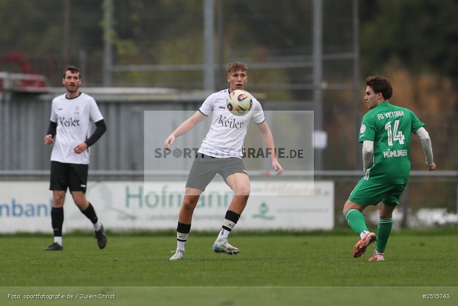 sport, action, TSV Lohr, TSV, Sportgelände, Lohr am Main, FCV, FC Viktoria Mömlingen, Bezirksliga Unterfranken West, BFV, 13. Spieltag, 12.10.2025 - Bild-ID: 2515743