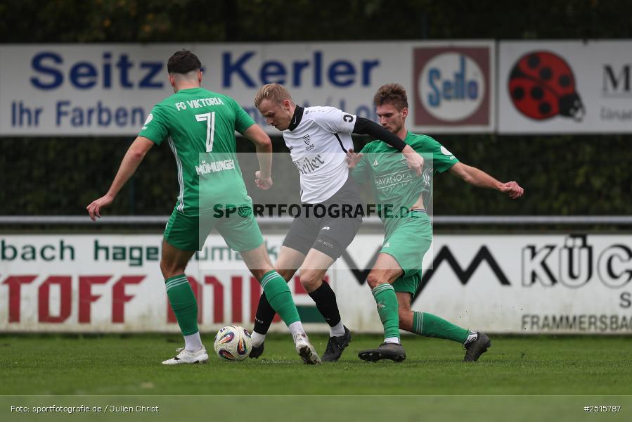 sport, action, TSV Lohr, TSV, Sportgelände, Lohr am Main, FCV, FC Viktoria Mömlingen, Bezirksliga Unterfranken West, BFV, 13. Spieltag, 12.10.2025 - Bild-ID: 2515787