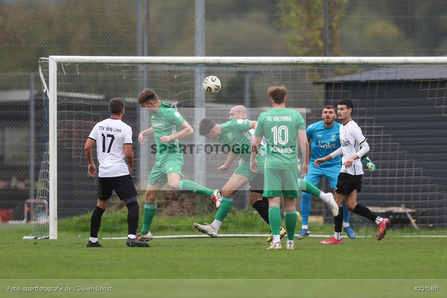 sport, action, TSV Lohr, TSV, Sportgelände, Lohr am Main, FCV, FC Viktoria Mömlingen, Bezirksliga Unterfranken West, BFV, 13. Spieltag, 12.10.2025 - Bild-ID: 2515811