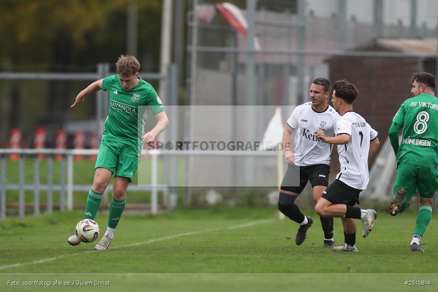 sport, action, TSV Lohr, TSV, Sportgelände, Lohr am Main, FCV, FC Viktoria Mömlingen, Bezirksliga Unterfranken West, BFV, 13. Spieltag, 12.10.2025 - Bild-ID: 2515814