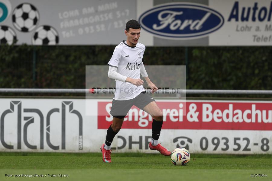 sport, action, TSV Lohr, TSV, Sportgelände, Lohr am Main, FCV, FC Viktoria Mömlingen, Bezirksliga Unterfranken West, BFV, 13. Spieltag, 12.10.2025 - Bild-ID: 2515844