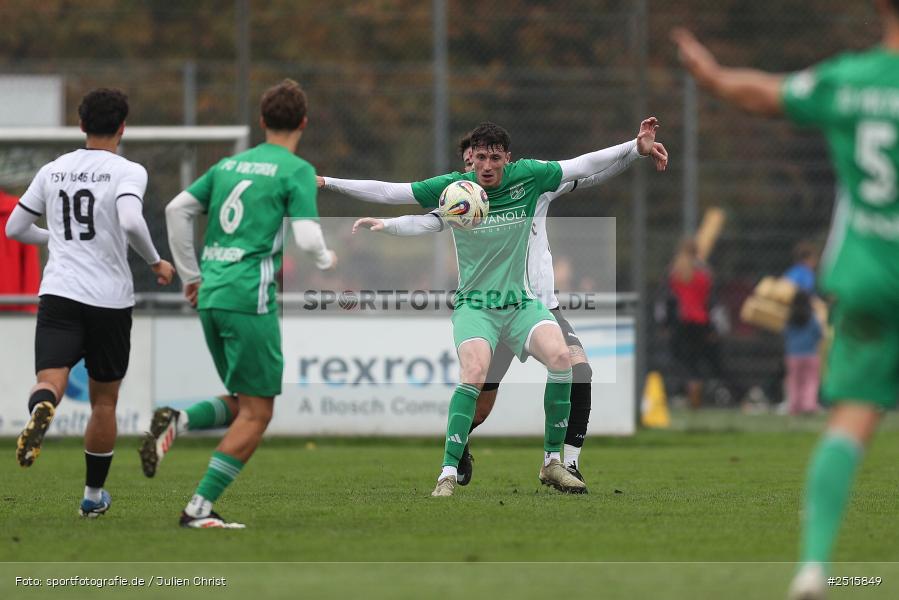 sport, action, TSV Lohr, TSV, Sportgelände, Lohr am Main, FCV, FC Viktoria Mömlingen, Bezirksliga Unterfranken West, BFV, 13. Spieltag, 12.10.2025 - Bild-ID: 2515849