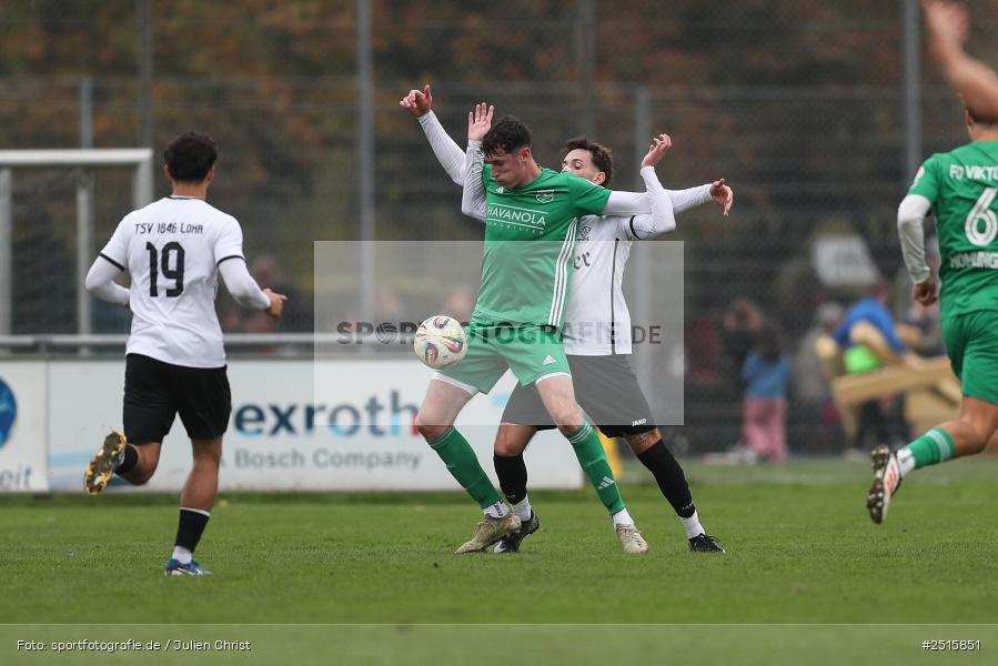 sport, action, TSV Lohr, TSV, Sportgelände, Lohr am Main, FCV, FC Viktoria Mömlingen, Bezirksliga Unterfranken West, BFV, 13. Spieltag, 12.10.2025 - Bild-ID: 2515851