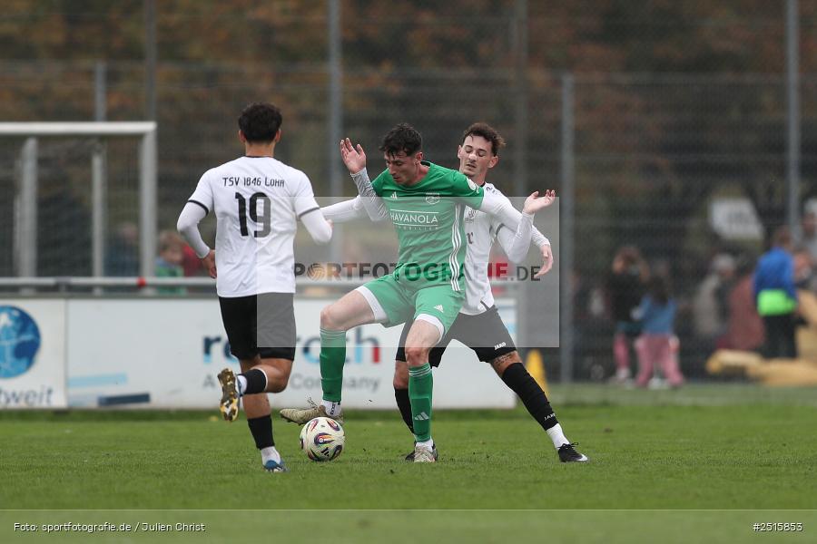 sport, action, TSV Lohr, TSV, Sportgelände, Lohr am Main, FCV, FC Viktoria Mömlingen, Bezirksliga Unterfranken West, BFV, 13. Spieltag, 12.10.2025 - Bild-ID: 2515853