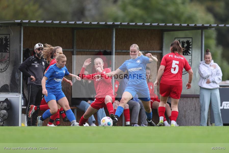 sport, badfv, action, Wertheim-Eichel, Verbandsliga Frauen, Sportgelände, Post Südstadt Karlsruhe, PSK, FCWE, FC Wertheim-Eichel, 5. Spieltag, 12.10.2025 - Bild-ID: 2515910