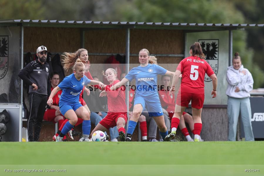 sport, badfv, action, Wertheim-Eichel, Verbandsliga Frauen, Sportgelände, Post Südstadt Karlsruhe, PSK, FCWE, FC Wertheim-Eichel, 5. Spieltag, 12.10.2025 - Bild-ID: 2515911