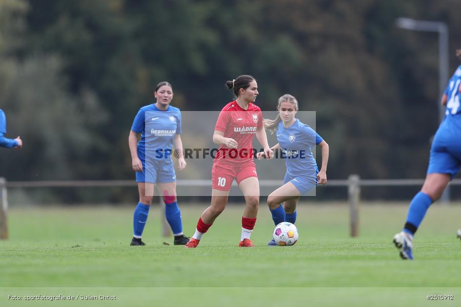 sport, badfv, action, Wertheim-Eichel, Verbandsliga Frauen, Sportgelände, Post Südstadt Karlsruhe, PSK, FCWE, FC Wertheim-Eichel, 5. Spieltag, 12.10.2025 - Bild-ID: 2515912