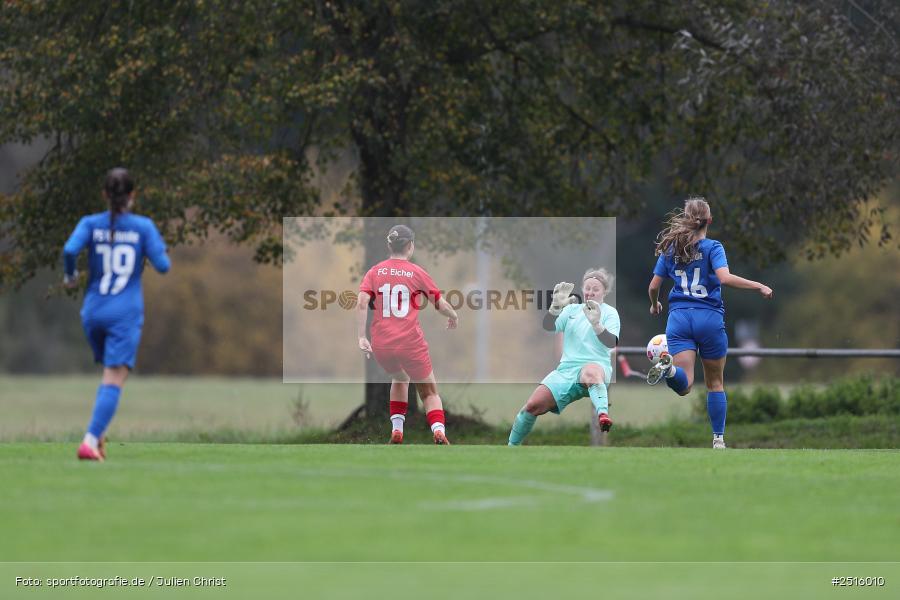 sport, badfv, action, Wertheim-Eichel, Verbandsliga Frauen, Sportgelände, Post Südstadt Karlsruhe, PSK, FCWE, FC Wertheim-Eichel, 5. Spieltag, 12.10.2025 - Bild-ID: 2516010