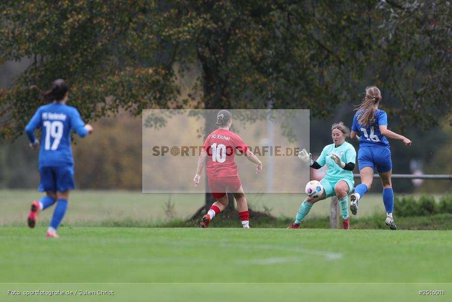 sport, badfv, action, Wertheim-Eichel, Verbandsliga Frauen, Sportgelände, Post Südstadt Karlsruhe, PSK, FCWE, FC Wertheim-Eichel, 5. Spieltag, 12.10.2025 - Bild-ID: 2516011