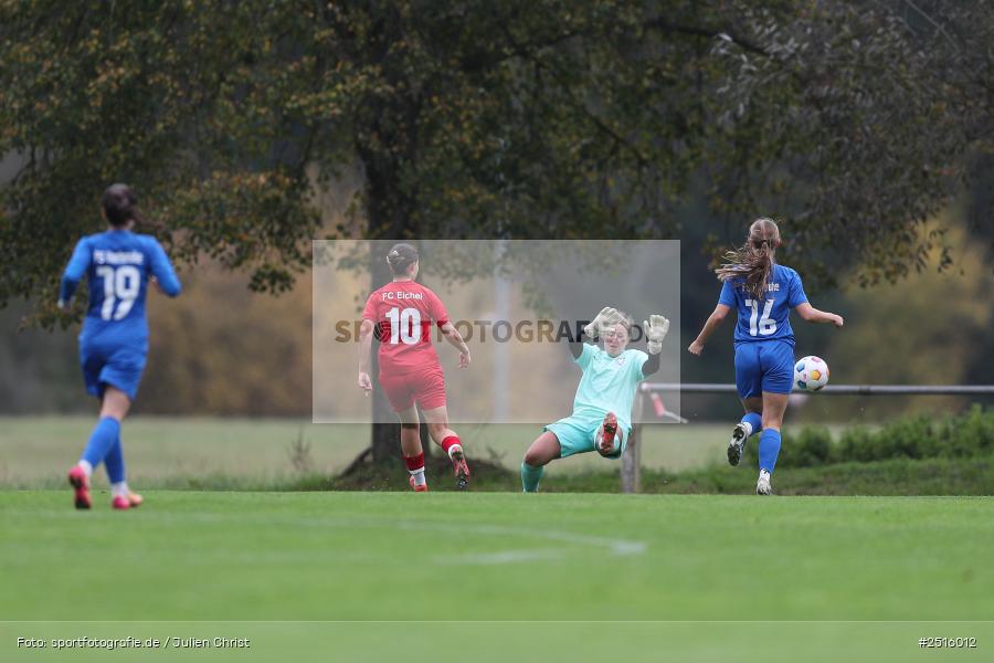 sport, badfv, action, Wertheim-Eichel, Verbandsliga Frauen, Sportgelände, Post Südstadt Karlsruhe, PSK, FCWE, FC Wertheim-Eichel, 5. Spieltag, 12.10.2025 - Bild-ID: 2516012