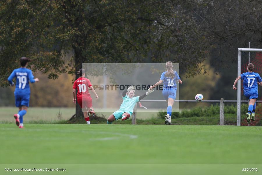 sport, badfv, action, Wertheim-Eichel, Verbandsliga Frauen, Sportgelände, Post Südstadt Karlsruhe, PSK, FCWE, FC Wertheim-Eichel, 5. Spieltag, 12.10.2025 - Bild-ID: 2516013