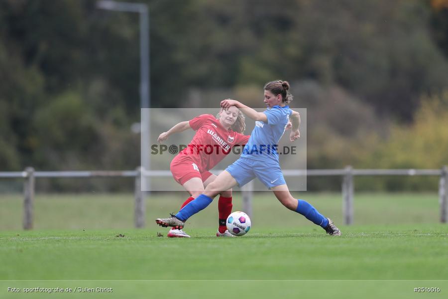 sport, badfv, action, Wertheim-Eichel, Verbandsliga Frauen, Sportgelände, Post Südstadt Karlsruhe, PSK, FCWE, FC Wertheim-Eichel, 5. Spieltag, 12.10.2025 - Bild-ID: 2516016